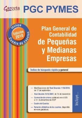 PGC PYMES. PLAN GENERAL DE CONTABILIDAD DE PEQUEÑAS