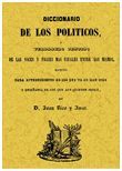 DICCIONARIO DE LOS POLÍTICOS