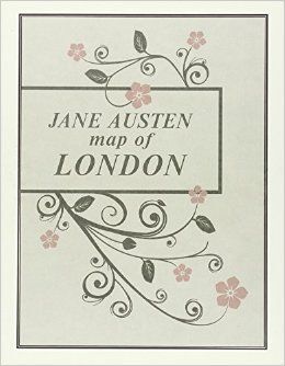 JANE AUSTEN MAP OF LONDON