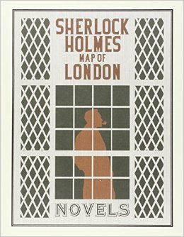 SHERLOCK HOLMES MAP OF LONDON. NOVELS