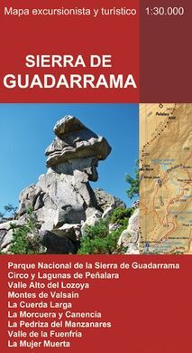 SIERRA DE GUADARRAMA. MAPA EXCURSIONISTAS Y TURIST