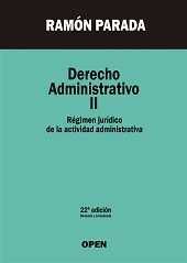 DERECHO ADMINISTRATIVO II. 22ª ED. 2015