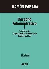 DERECHO ADMINISTRATIVO I. 25ª ED. 2015