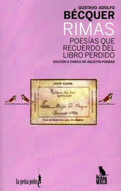 POESÍAS QUE RECUERDO DEL LIBRO PERDIDO (RIMAS)