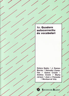 QUADERN AUTOCORRECTIU DE VOCABULARI 1