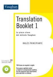 TRANSLATION BOOKLET 1 INGLÉS PRINCIPIANTE