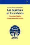 LOS DESASTRES EN LOS ARCHIVOS. CÓMO PLANIFICARLOS (UNA GUÍA EN SIETE PASOS)