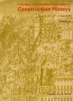 PROC. FIRST INT. CONGR. CONSTR. HISTORY