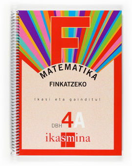 MATEMATIKA (A AUKERA) INDARTZEKO KOADERNOA - DBH 4 (2008)