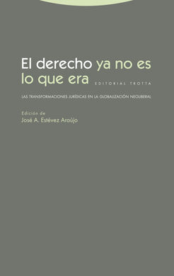 DERECHO YA NO ES LO QUE ERA,EL