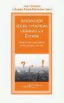 INNOVACION SOCIAL Y POLITICAS URBANAS EN ESPAÑA