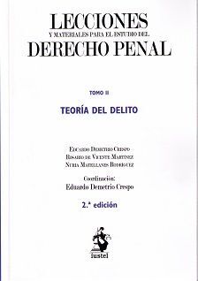 TEORÍA DEL DELITO. TOMO II.