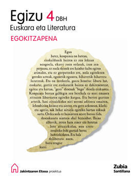 EGIZU 4 DBH EUSKARA ETA LITERATURA EGOKITZAPENA JAKINTZAREN ETXEA