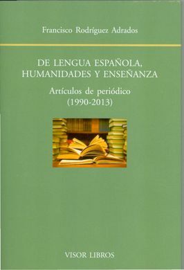 DE LENGUA ESPAÑOLA, HUMANIDADES Y ENSEÑANZA