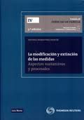 LA MODIFICACION Y EXTINCION DE LAS MEDIDAS
