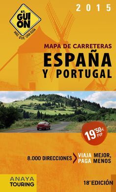 MAPA DE CARRETERAS DE ESPAÑA Y PORTUGAL, E 1:340000