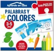 APRENDO EN CASA. PUZZLE EDUCATIVO - PALABRAS Y COLORES