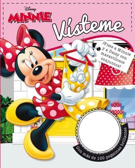 MINNIE. VISTEME. CON PEGATINAS BRILLANTES