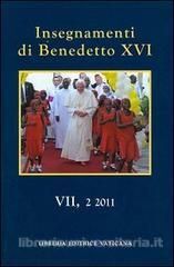 INSEGNAMENTI DI BENEDETTO XVI - TOMO 7/2