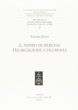 IL PAPIRO DI DERVENI TRA RELIGIONE E FILOSOFIA