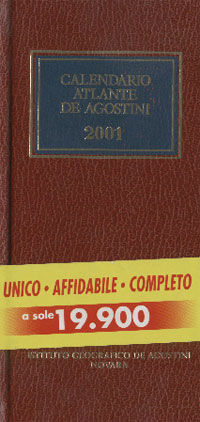 ***CALENDARIO ATLANTE DE AGOSTINI 2001
