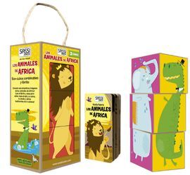 LOS ANIMALES DE AFRICA - ECO-CUBOS + LIBRITO