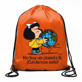 BOLSA DE CUERDAS MAFALDA - NO HAY UN PLANETA B