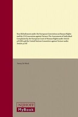 NON-REFOULEMENT UNDER THE EUROPEAN CONVENTION ON HUMAN RIGHTS AND THE UN CCONVENTION AGAINST TORTURE