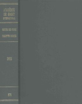 RECUEIL DES COURS / COLLECTED COURSES 2015 - 378