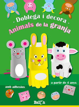 DOBLEGA I DECORA - ANIMALS DE LA GRANJA