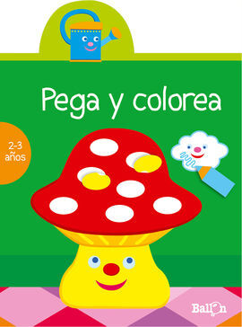 PEGA Y COLOREA 2-3 AÑOS (VERDE)