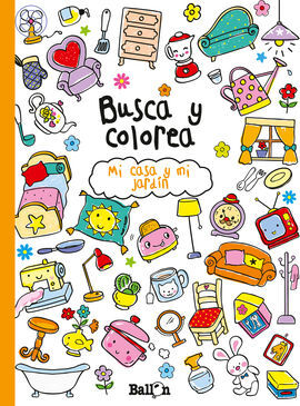 BUSCA Y COLOREA- MI CASA Y MI JARDÍN