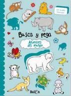 BUSCA Y PEGA. ANIMALES DEL MUNDO