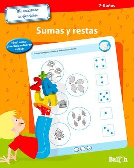 MI CUADERNO DE EJERCICIOS SUMAS Y RESTAS 7-8 AÑOS