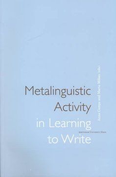 METALINGUISTIC ACTIVITY IN LEARNING TO WRITE