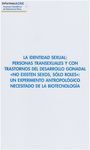 LA IDENTIDAD SEXUAL: PERSONAS TRANSEXUALES Y CON TRASTORNOS DEL DESARROLLO GONADAL