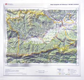 MAPA TOPOGRAFIC RELLEU CERDANYA