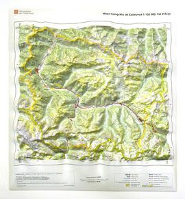 MAPA TOPOGRAFIC RELLEU VALL D'ARAN
