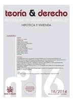 TEORÍA Y DERECHO HIPOTECA Y VIVIENDA 16/2014