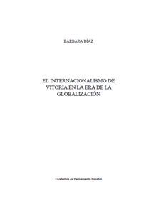 EL INTERNACIONALISMO DE VITORIA EN LA ERA DE LA GLOBALIZACIÓN