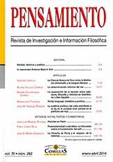 REVISTA PENSAMIENTO VOL.71 NÚMERO 265