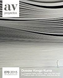 AV PROYECTOS Nº 70 2015 DOSSIER KENGO KUMA