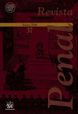 REVISTA PENAL Nº 37 ENERO 2016