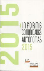 INFORME COMUNIDADES AUTÓNOMAS 2015