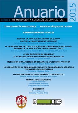 ANUARIO DE MEDIACIÓN Y SOLUCIÓN DE CONFLICTOS Nº 3 2015