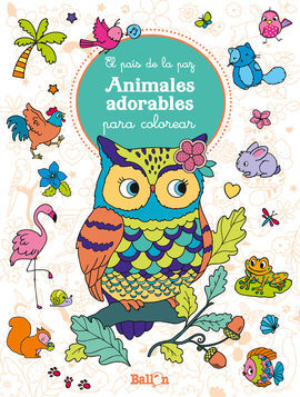 ANIMALES ADORABLES PARA COLOREAR