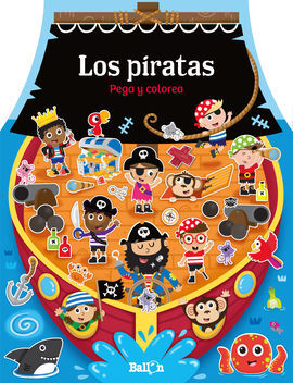 LOS PIRATAS PEGA Y COLOREA