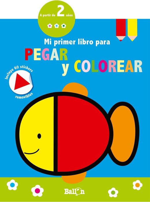 PEZ MI PRIMER LIBRO PEGAR Y COLOREAR