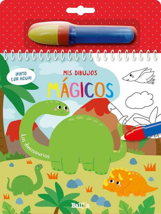 LOS DINOSAURIOS - IPINTO CON AGUA!