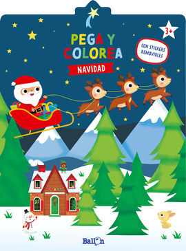 NAVIDAD. PEGA Y COLOREA